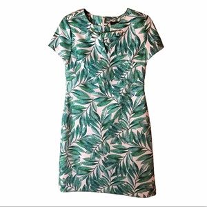 Tommy Hilfiger Floral Print Green White Dress Sz 4